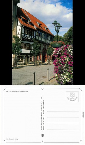 Ansichtskarte bad langensalza - ansichtskarte,