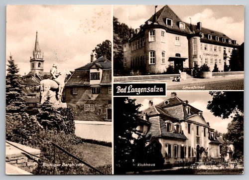 Postkarte bad langensalza - bad,