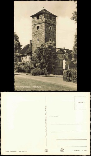 Ansichtskarte bad langensalza - ansichtskarte,