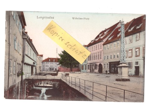Langensalza wilhelms platz - ak, wilhelms-platz