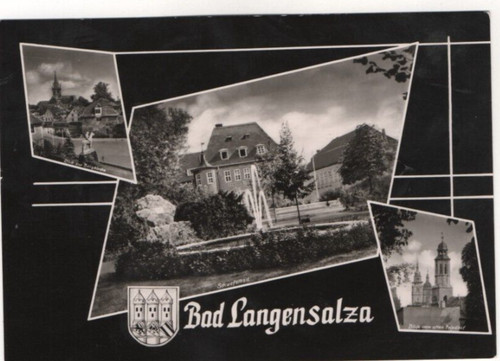 Ansichtskarte bad langensalza - ansichtskarte,