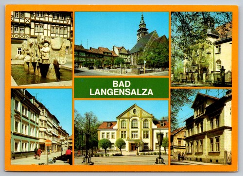 Postkarte bad langensalza - bad,