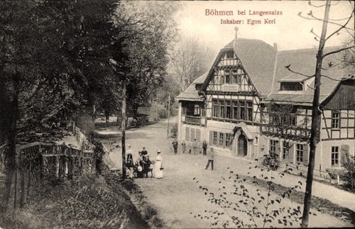 Böhmen bad langensalza - ak,