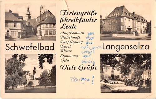 Bad langensalza mehrbildkarte - bad,