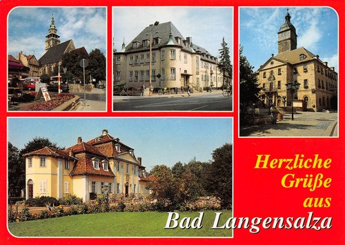 Bad langensalza mehrbildkarte - bad,