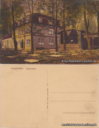 Ansichtskarte bad langensalza - ansichtskarte,
