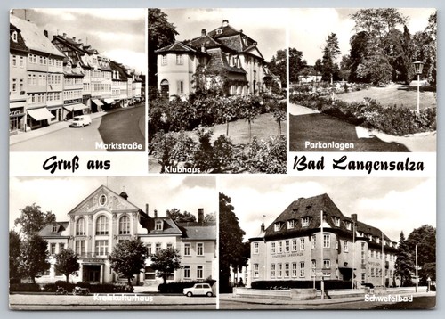 Postkarte bad langensalza - bad,
