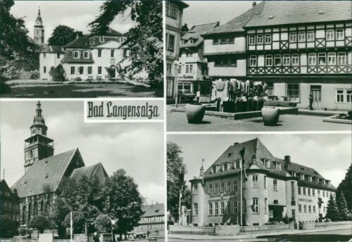 Ansichtskarte bad langensalza - bad,