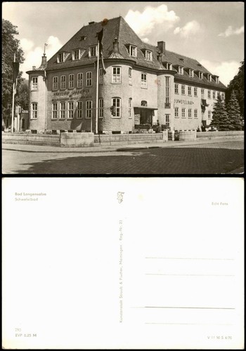 Ansichtskarte bad langensalza - ansichtskarte,