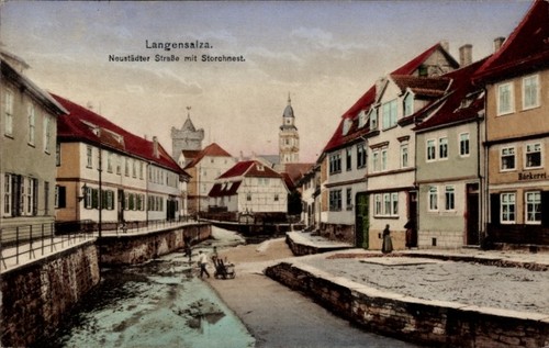 Bad langensalza im - ak,