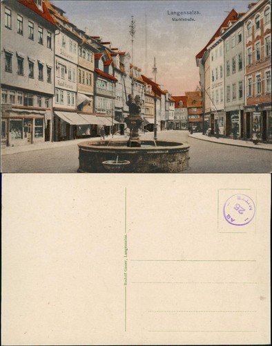 Ansichtskarte bad langensalza - ansichtskarte,